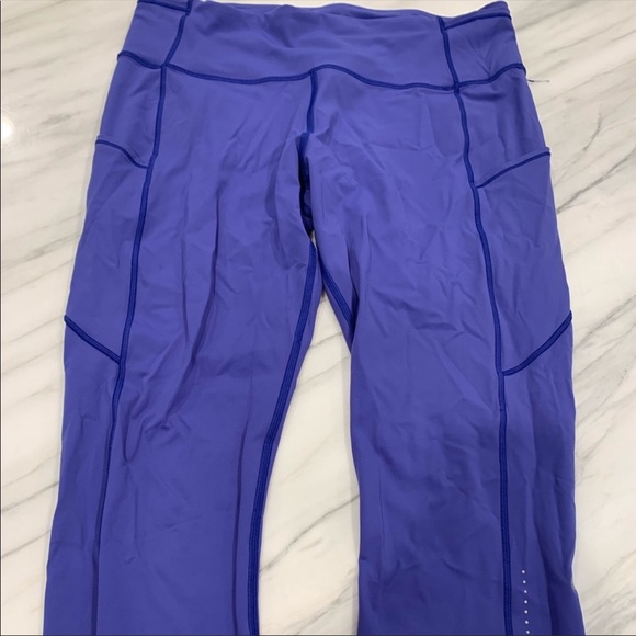 Lululemon fast and free crop 19 size 12 - Picture 1 of 3